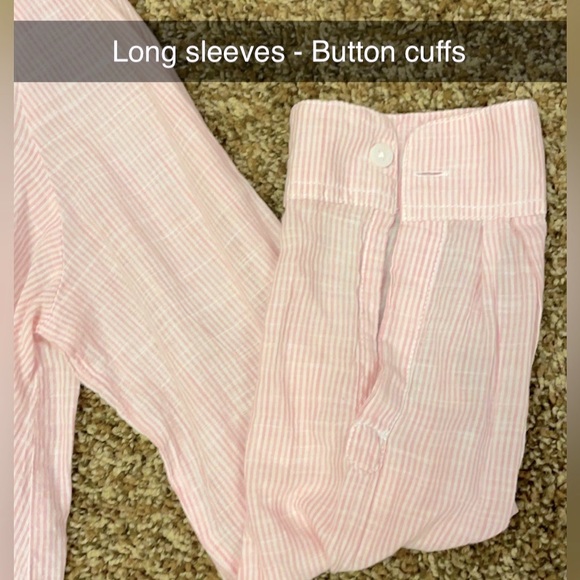 breakfast lunch lounge Button Down Blouse - Picture 4 of 7